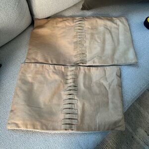 LEATHER Arhaus pillow covers